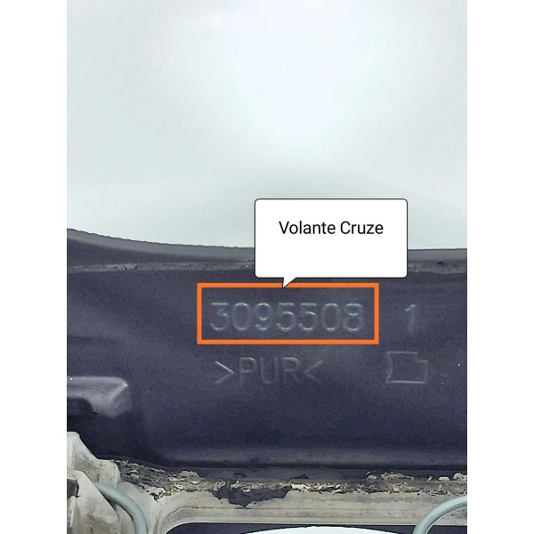 Volante Cruze 1.4 2017/2023 3095508 20000km Preto