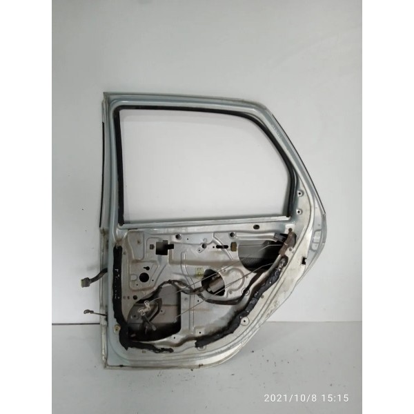 Porta Renault Scenic Traseira Direita 1999/2010 Traseira Direito Prateado