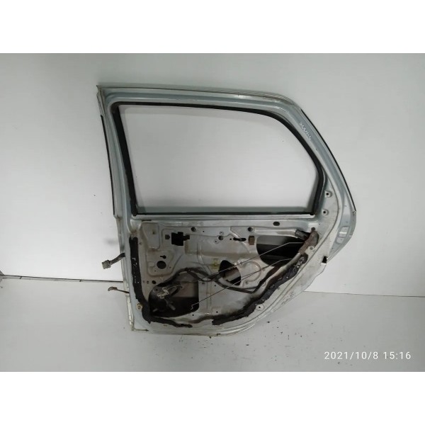 Porta Renault Scenic Traseira Direita 1999/2010 Traseira Direito Prateado