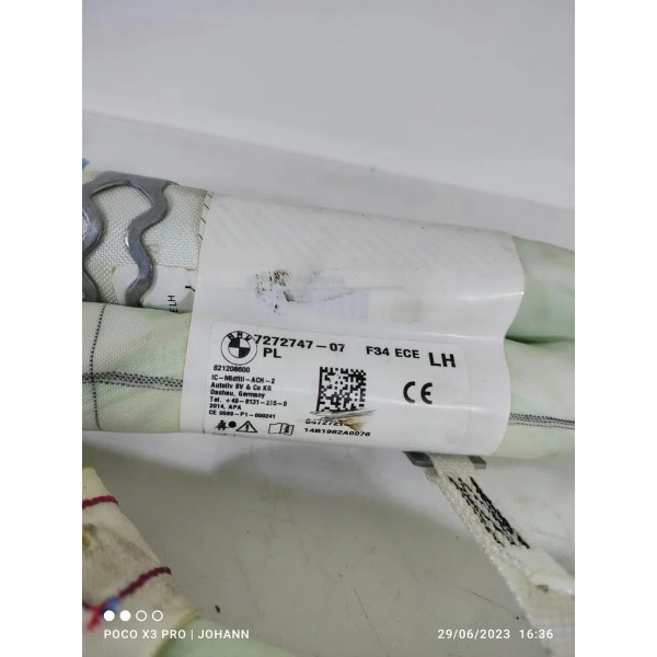 Cortina Teto Bmw 320gt 328gt Esquerda 2014/2018 Bege