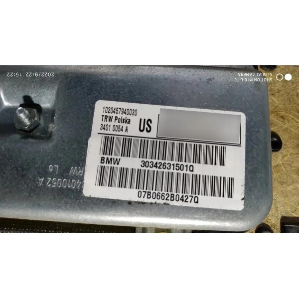 Bolsa Portas Cortina Bmw X3 E83 Esquerda 2005/2011 Bege