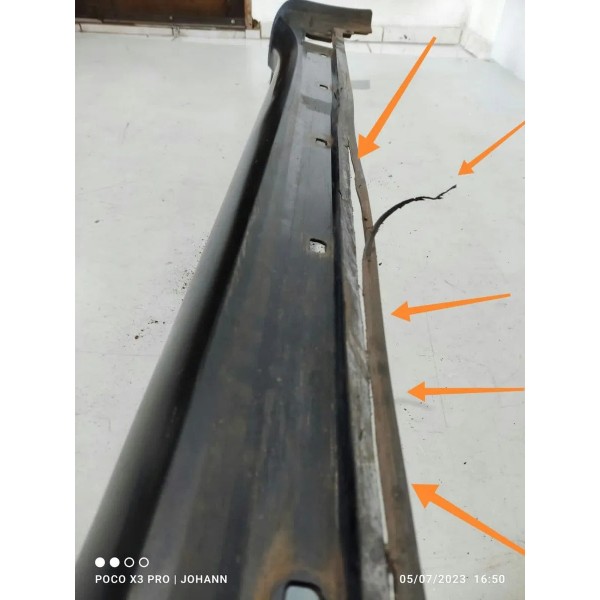 Spoiler Lateral Porsche Panamera Esquerdo 2011/2016 Det Preto