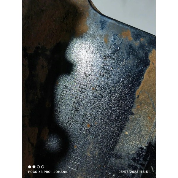 Spoiler Lateral Porsche Panamera Esquerdo 2011/2016 Det Preto