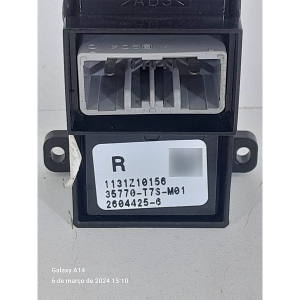 Botao Vidro Honda Hrv Traseiro Dir 2016 2017 A 2021 26044256