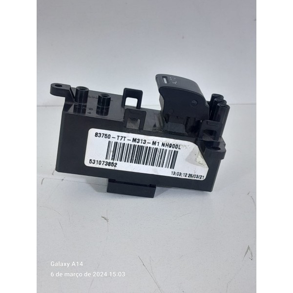 Botao Vidro Honda Hrv Traseiro Esq 2016 2017 A 2021 26044264
