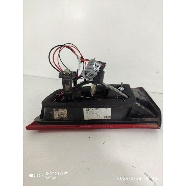 Lanterna Volvo S60 T5 Tampa Esq 2011 2017 2018 Det 30796271
