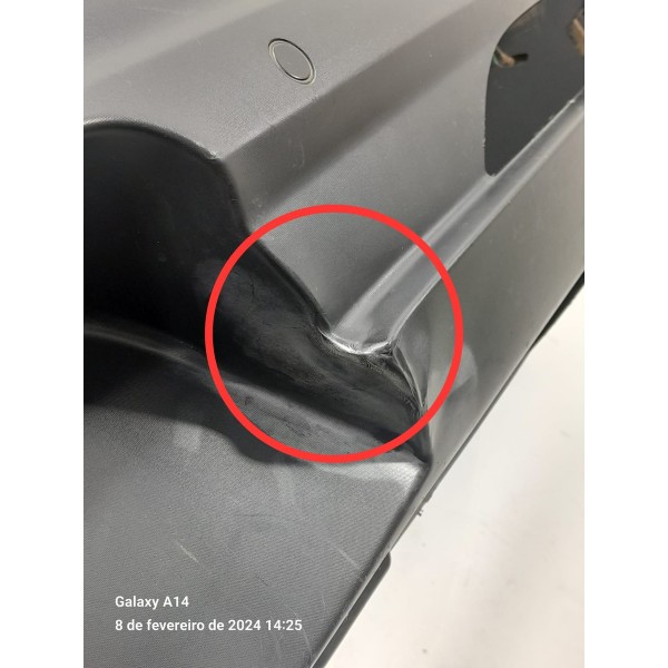 Parachoque Fiat Toro Traseiro 2016 2017 2018 2023 Detalhe