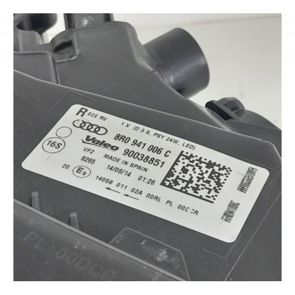Farol Audi Q5 Direito Xenon Compl 2013/2016 Det 8r0941006c