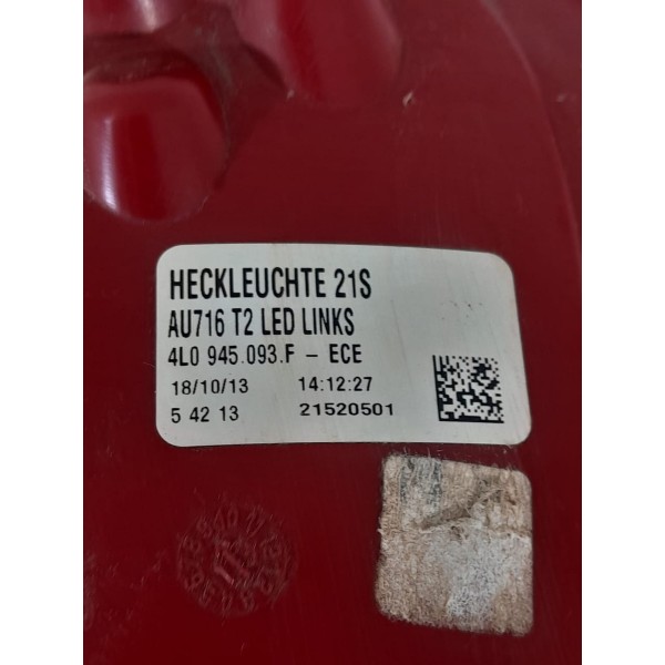 Lanterna Audi Q7 Esquerda 2010 2012 2013 2014 2015 4l0945093