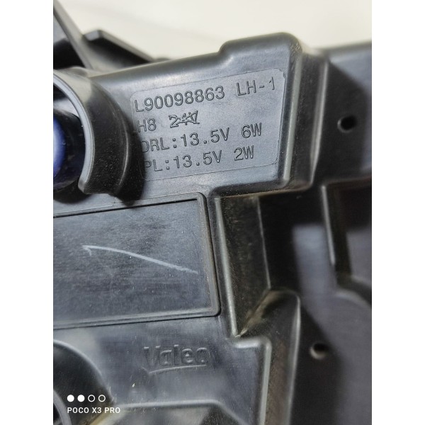 Farol Milha Drl Vw Polo Esquerdo 2018 2020 2021 6g094166110s