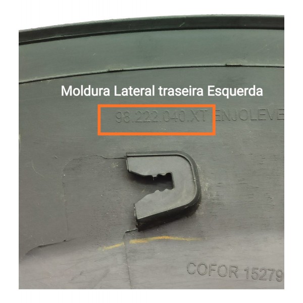Moldura Lateral Cactus Traseira Esq 2018/2024 Det 98222040xt