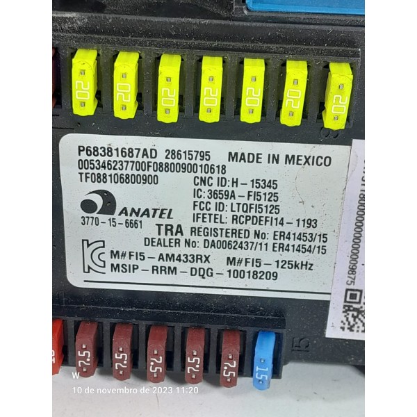 Modulo Bcm Fisiveis Compass 2018 2019 2020 2021 28615795