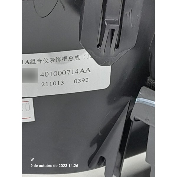 Moldura Painel Instrumento Tiggo 8 2019/2024 401000714aa