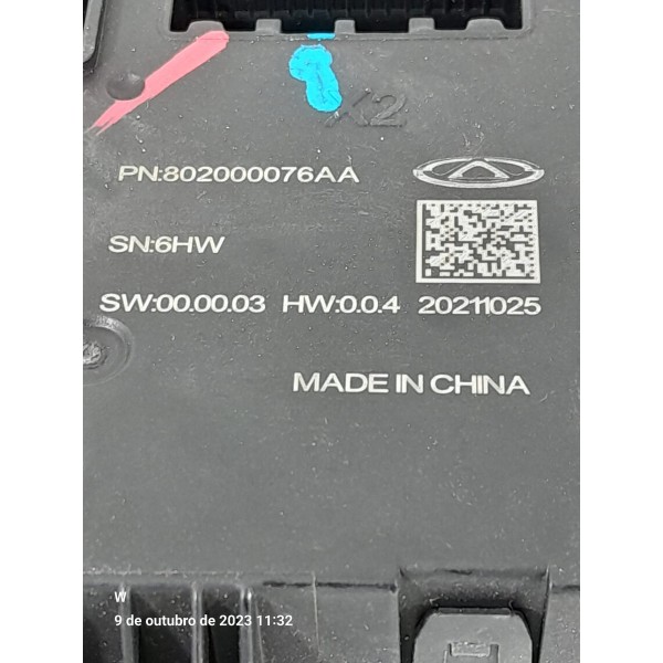 Modulo Conforto Tiggo 8 20192022 2024 802000076aa