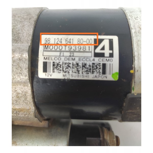 Arranque Partida C4 Cactus Peugeot 2008 208 981246418000