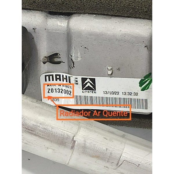 Radiador Ar Quente C4 Cactus C3 Aircross Z0132002 /39431