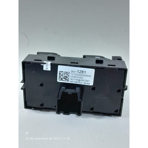 Botao Vidro Onix Tracker Dianteiro Esq 2020/2014 26211281