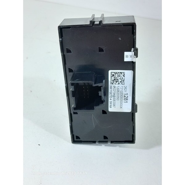 Botao Vidro Onix Tracker Dianteiro Esq 2020/2014 26211281