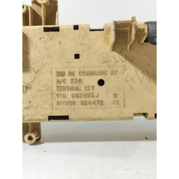 Comando Ar Condicionado Xsara 2001 2002 2004/2008 662655j