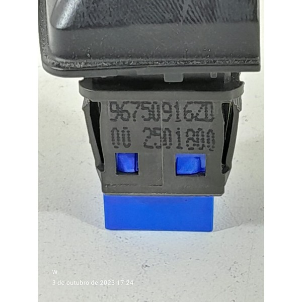 Botao Alerta Peugeot 2008 2016 2021 2024 9675091620