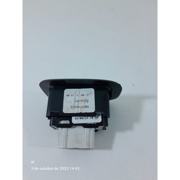 Botao Vidro Peugeot 2008 Traseiro 2017 2021 2024 98007446