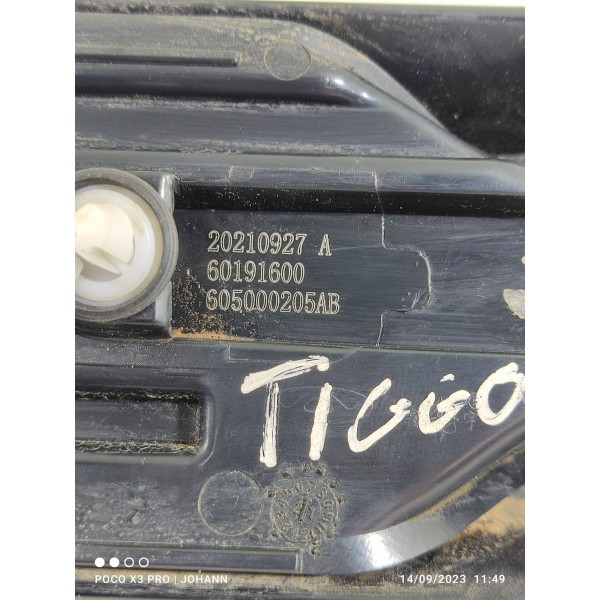 Aplique Tampa Traseira Tiggo 8 2020/2022 605000205 /32257