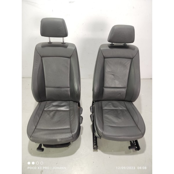 Jogo Bancos Couro Bmw 118 120 Eletricos 2005/2010 Originais
