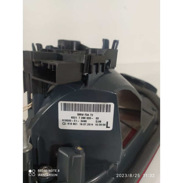 Lanterna Tampa Traseira Bmw 320gt 328gt Esquerda 63217286033