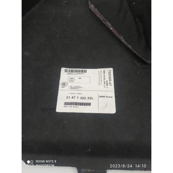 Acabamento Porta Mala Bmw 328gt 320gt Esq 51477325335 /31559