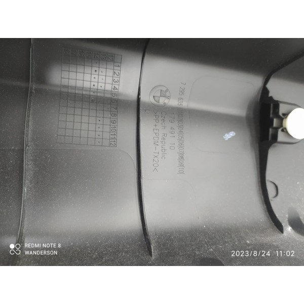 Acabamento Tampa Traseira Bmw 328gt 320gt Esq 7295635 /31551