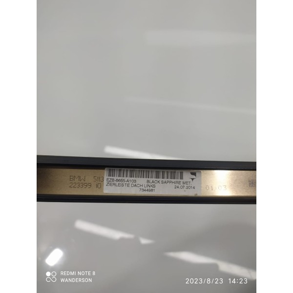 Friso Teto Bmw 328gt Esq 2013/2018 7344981 /31514