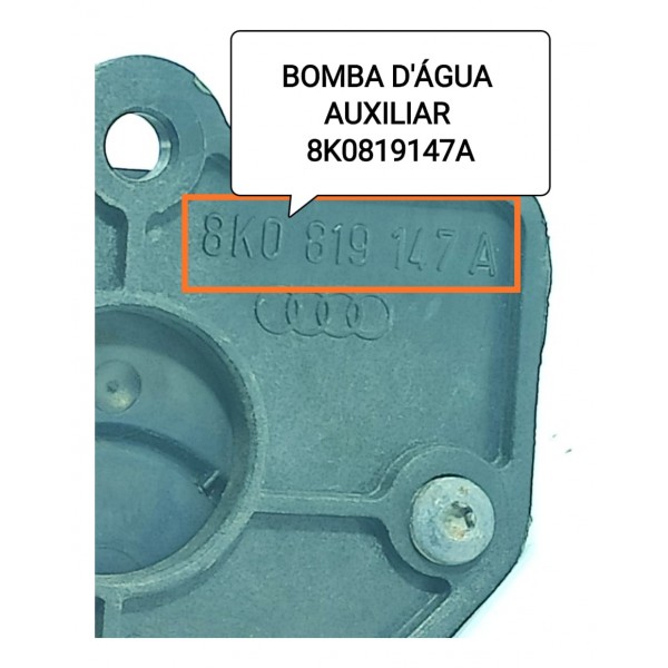 Bomba Agua Auxiliar Audi Q5 A4 2012/2016 8k0819147a