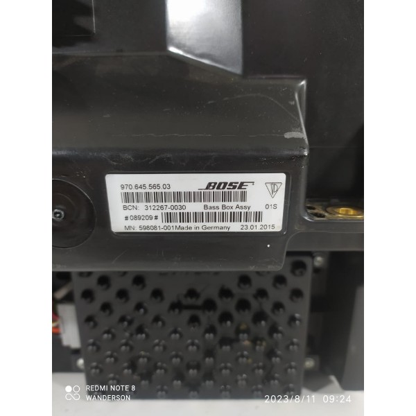 Subwoofer Porsche Bass Bose Amplificad 2010/2020 97064556503