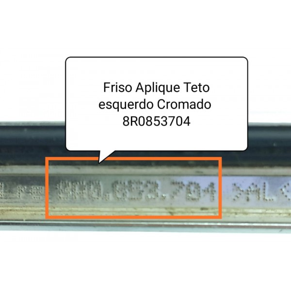 Friso Cromado Teto Audi Q5 Esquerdo 2009/2017 8r0853704