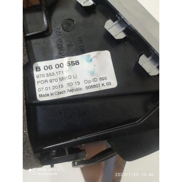 Difusor Ar Panamera Tras Esq 2010 A 2014 2015 2019 970553171