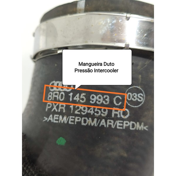 Mangueira Pressao Intercooler Audi A5 Q5 8r0145993c