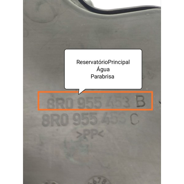 Reservatorio Agua Parabrisa Audi Q5 2012/2016 8r0955453b