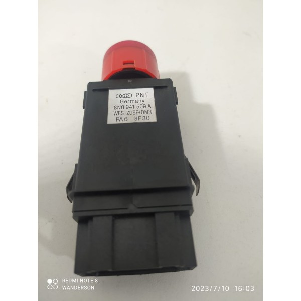 Botao Alerta Audi Tt Mk1 1998 A 2006 8n0941509a /30646