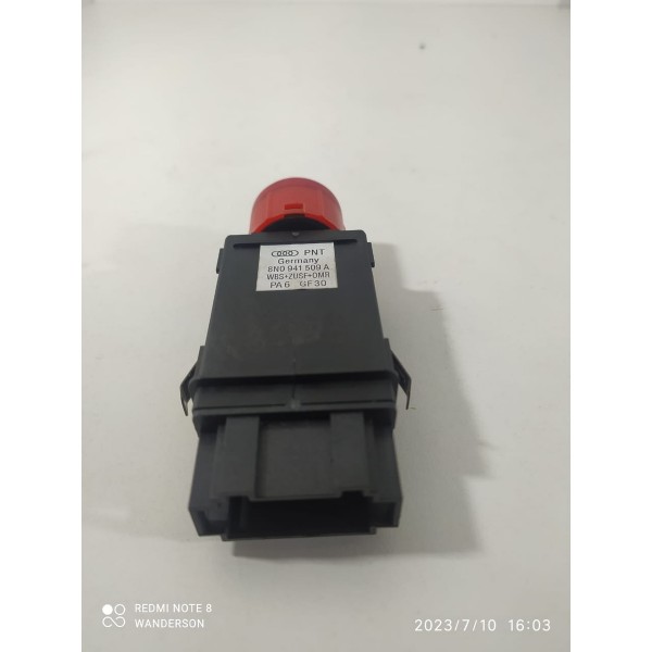 Botao Alerta Audi Tt Mk1 1998 A 2006 8n0941509a /30646
