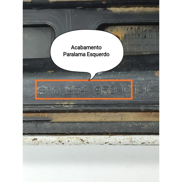 Acabamento Paralama Audi Q5 2012/2016 Esquerdo 8r0854959